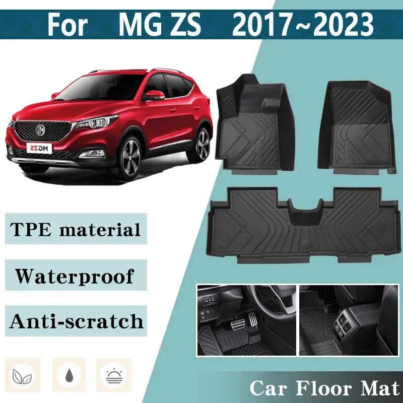 LHD Car Floor Mat for MG ZS EV Accessories MGZS 2017~2023 Resistant To Dirt Foot - £206.88 GBP