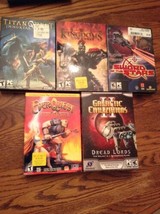 Lot of 5 PC Games-Ever Quest, Galactic Civillization II, Seven King - £6.69 GBP