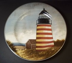 By the Sea Lighthouse salad plate David Carter Brown Oneida 8.25&quot; #2 - £7.03 GBP