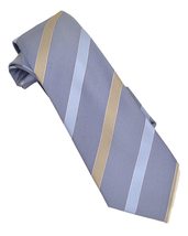 Designer Tasso Men&#39;s Necktie Stripes 100% Silk - £6.24 GBP