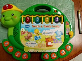 V Tech Touch And Teach Turtle - $10.40