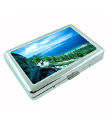 Ocean View D2 Silver Metal Cigarette Case RFID Protection - £13.47 GBP