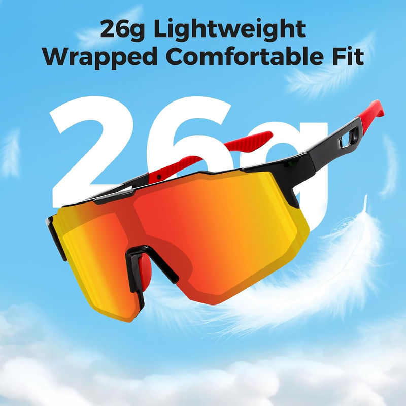 Polarized UV400 Cycling Glasses Running Sunglasses Baseball Men Women Sports Sun Item image 3