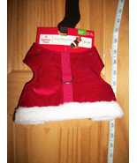 SimplyDog Pet Clothes Small Dog Harness New Santa Suit Christmas Holiday... - $7.59