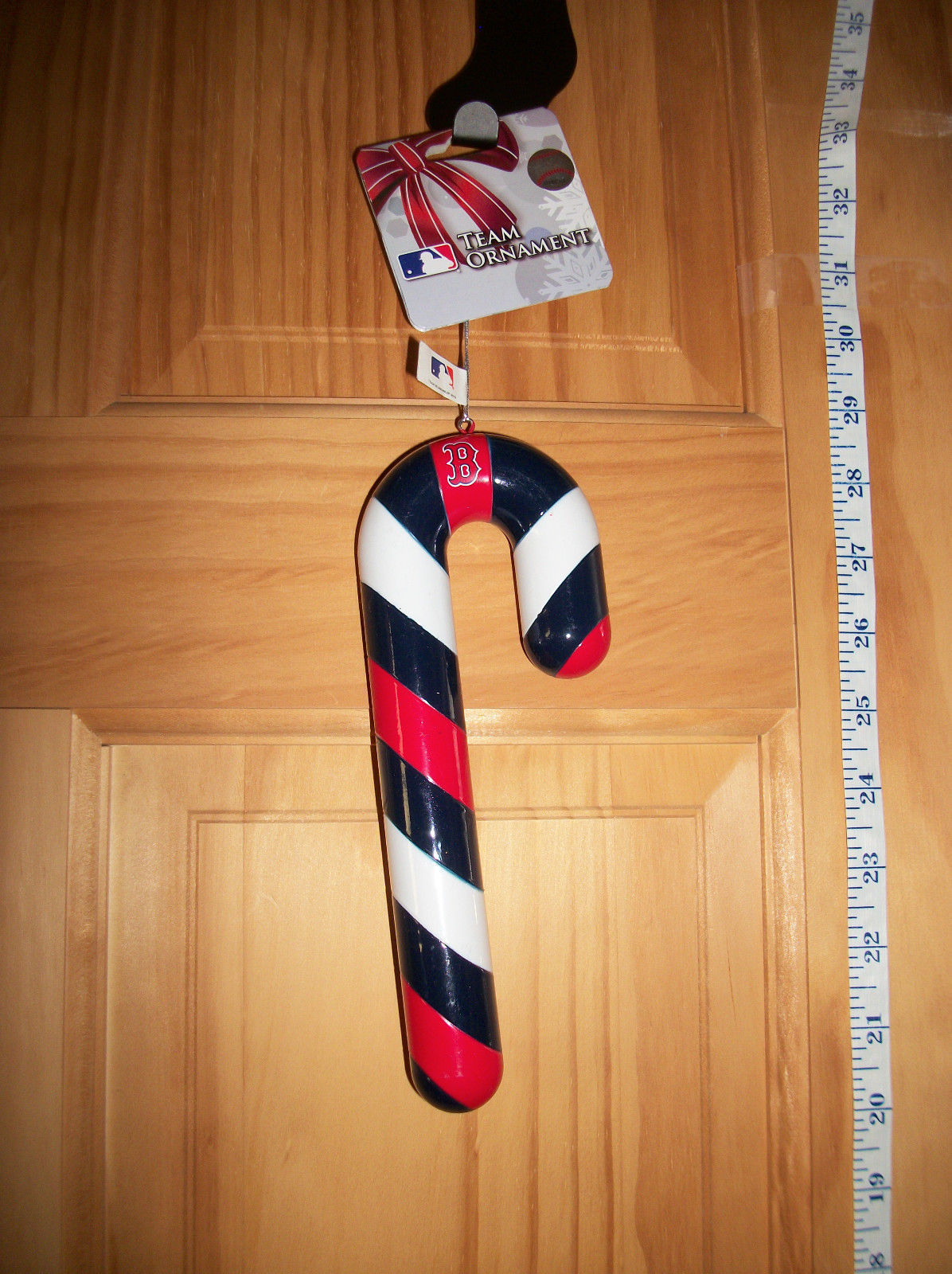 MLB Christmas Ornament Decor Boston Red Sox Holiday Baseball Team Candy ... - $3.79