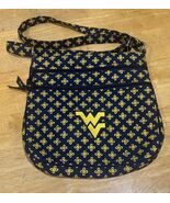 Vera Bradley WVU Quilted Triple Zip Hipster Collegiate Mountaineers - $82.09 CAD