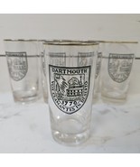 Dartmouth College Drinking Glasses 5-1/2&quot; Vox Clamantis In Deserto Set O... - $27.71 CAD