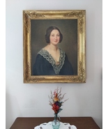 Oil painting on canvas signed A.Limal,dated (18)89, portrait of &quot;Félicie... - €1.734,65 EUR