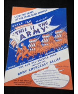 Vintage This is the Army  By Irving Berlin Sheet Music 1942 - €5,20 EUR