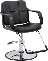 Haircutting Barber Salon Chair, Black, Bestsalon Styling Heavy Duty Beauty - £149.40 GBP