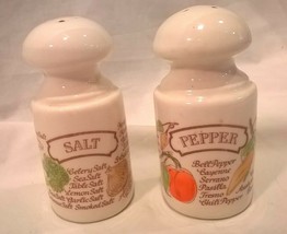 Vintage Salt & Pepper Shakers with Detail (AVON) - £8.83 GBP