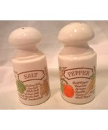 Vintage Salt &amp; Pepper Shakers with Detail (AVON) - £8.86 GBP