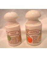 Vintage Salt &amp; Pepper Shakers with Detail (AVON) - $11.30