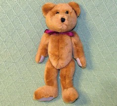12&quot; ORIENTAL TRADING TEDDY PLUSH JOINTED BEAR STUFFED ANIMAL BROWN WITH ... - $13.50