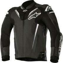 PGP Pro Tech Compatible Leather Sport Motorcycle / Motorbike Jacket - Black - £140.99 GBP+