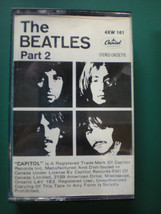 The Beatles Part 2 Capitol 4XW 161  USA Cassette clear Tape - £15.26 GBP