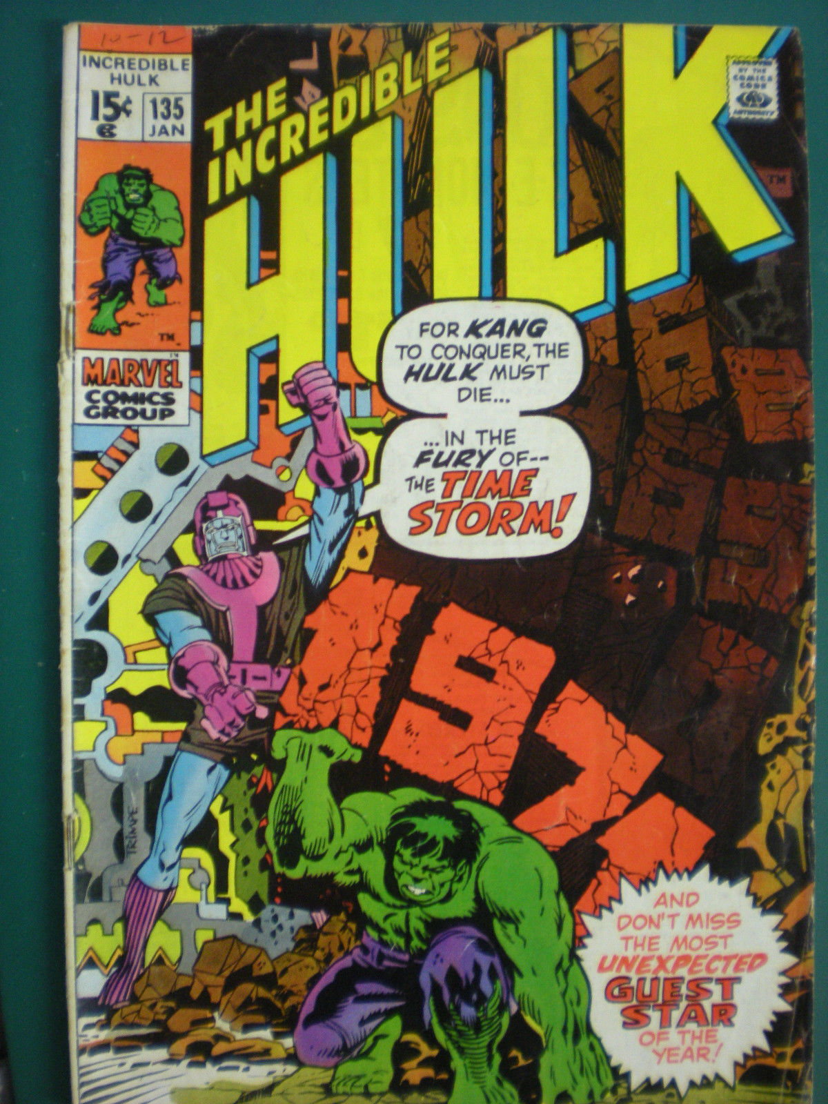 Primary image for Marvel The Hulk  January 1970 A  Classic Gem Vintage Comic  6.0 VF
