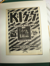 Kiss Advertisement for Dressed to Kill SUPER RARE!! - $26.99