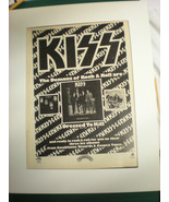 Kiss Advertisement for Dressed to Kill SUPER RARE!! - £21.49 GBP