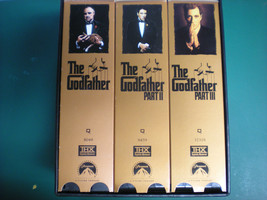 The Godfather No 1 No 2 No 3 Trilogy Classic VHS Tapes Collectors Gem! - £30.54 GBP