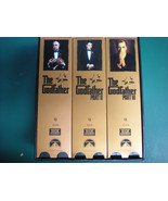The Godfather No 1 No 2 No 3 Trilogy Classic VHS Tapes Collectors Gem! - £30.75 GBP
