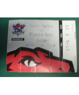 Raptors 1996 Ticket Stub vs Milwaukee at SKYDOME - £27.54 GBP