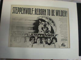 STEPPEN WOLF BORN TO BE WILDER   8x10 Poster 1970&#39;s Glossy Photo A RARE ... - $39.15