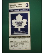 Toronto Maple Leafs 1994 Conference SemiFinals vs Sharks Ticket Stub - £22.05 GBP