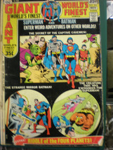 World&#39;s Finest Comics Superman #206 DC Comics OCT-NOV 1971 GD 35¢ Cover Giant SZ - £15.76 GBP