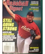 2004 Baseball Digest: Roger Clemens - Houston Astros - £15.81 GBP