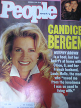 People Weekly Magazine Candice Bergen December 1991 - £23.98 GBP