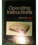 Panasonic Operating Instructions For VHS Player from 1981 - £15.78 GBP