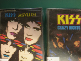 KISS TAPES - Aslum and Crazy Nights   -Cassette Twins!! Awesome Rock Music! - £22.05 GBP