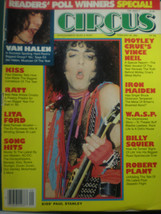 Circus Magazine -27 Year Old Classic Featuring Kiss- Glossy Metal Issue - £21.23 GBP