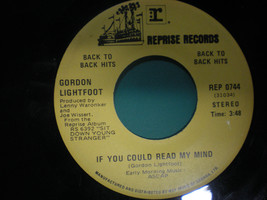 If You Could Read My Mind  Gordon Lightfoot  Classic Vinyl Single - £14.15 GBP