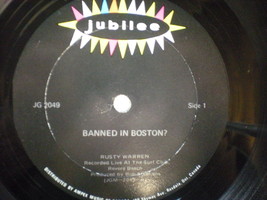 Banned In Boston   Rusty Warren   Classic Vintage Live Original - £24.36 GBP