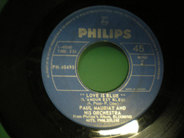 Love Is Blue  Paul Mauriat His Orchestra  Canadian  Classic Vinyl Single - £9.40 GBP