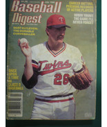 1986 Baseball Digest Bert Blyleven Minnesota Twins A Classic Gem! - £24.35 GBP