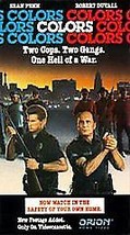COLORS; VHS 1988; Sean Penn, Robert Duvall, Don Cheadle, Damon Wayans - £34.32 GBP