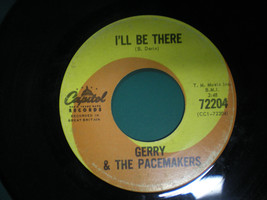 Gerry And The Pacemakers   I&#39;ll Be There  Canadian  Classic Vinyl Single - £9.23 GBP