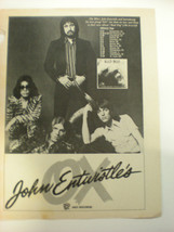 John Entwistle MAD DOG Album Magazine Advertising and Concert Listing - £34.07 GBP