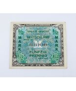 1944 Alemania Aliadas Occupation 1/2 Marca Moneda (XF) - $69.70