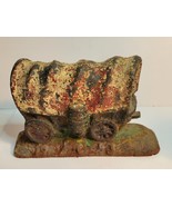 Cast Iron Covered Wagon Door Stop or Book End - $39.00