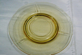 Vintage Depression Glass yellow saucer - $18.00