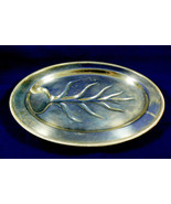 W.M. Rogers Silver Plated Serving Tray Oval Platter Family Live tree Har... - £28.06 GBP