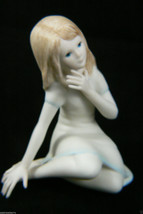 Cybis girl Thumbelina porcelain figurine statue perfect signed $0 shipping - £100.43 GBP