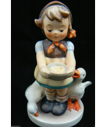 Vintage Hummel Goebel W Germany Porcelain Be Patient girl Figurine 4.5&quot; ... - £135.51 GBP