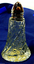 Vtg Clear Cut Crystal Salt Or Pepper Shaker Bottle With Metal Top - £24.39 GBP