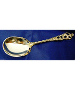 VTG Norway 830s Hallmark Sterling Silver Polished Serving Spoon #128 - £151.54 GBP