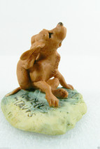 Lowell Davis Schmid Border Fine Art 1989 Fleas Dog Puppy  Figurine Scotland - £27.97 GBP